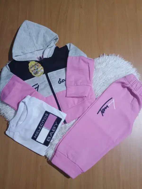 CONJUNTO NIÑA SUDADERA TOMM MIEL
