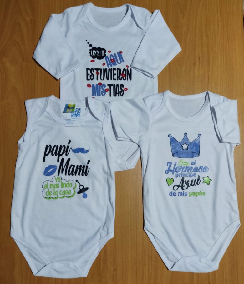 MAMELUCOS POR 3 COLOR BLANCO NIÑO – Moda Bebé